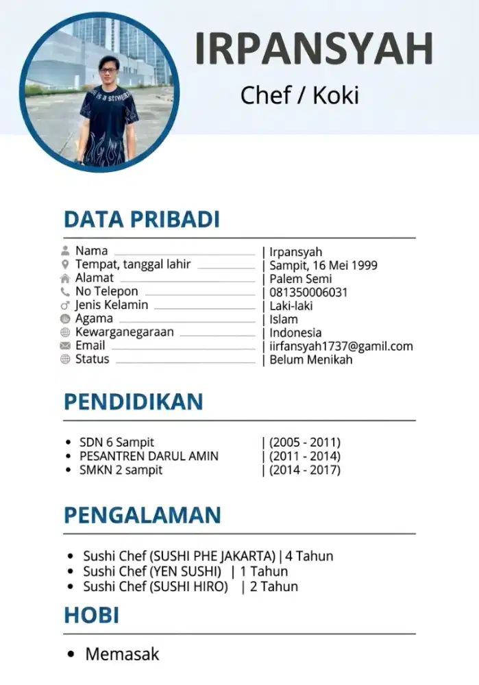 Cari kerja (memasak)