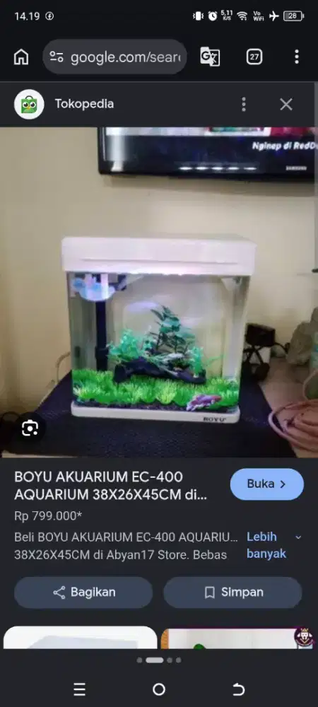 Boyu aquarium fish home