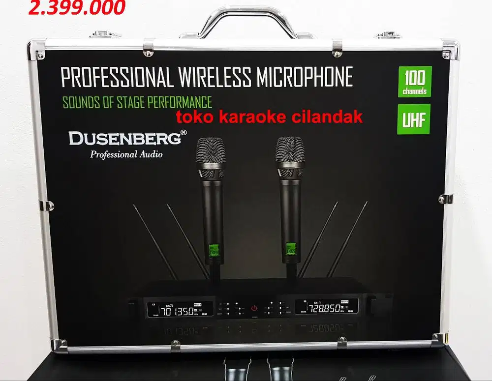 microphone wirless sett tinggal pakai