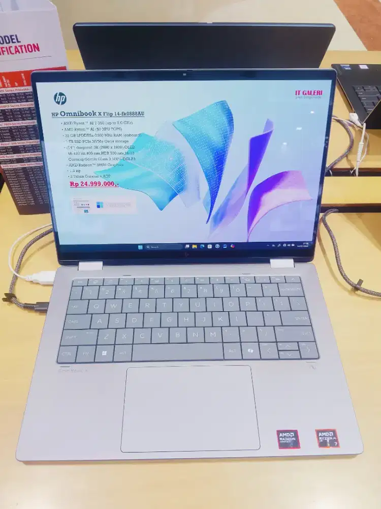 Laptop HP OmniBook X Flip 14 - fk0888AU 32GB + 1TB