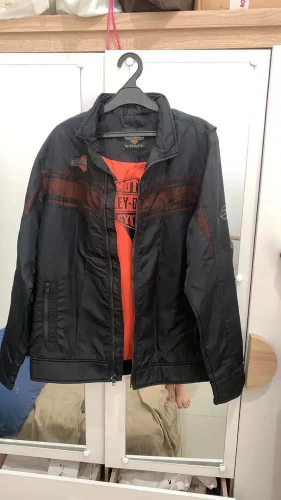 Harley davidson nylon jacket second like new