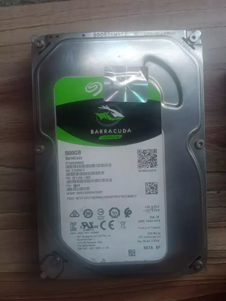 HARDISK SATA3 3,5' 500GB FOR PC/CCTV GOOD CONDITION JAKSEL