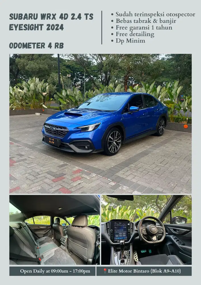 Subaru WRX 4D 2.4 tS EyeSight 2024