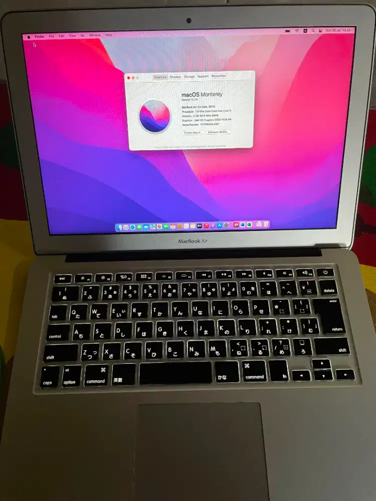 Macbook Air 2017 256gb