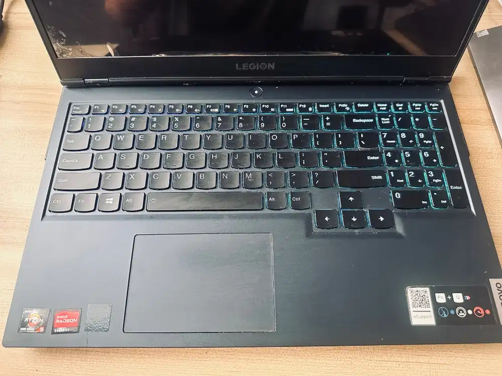 Lenovo Laptop Gaming Ryzen 5 5600H RTX 3050 RAM 16GB SSD 512GB Mulus