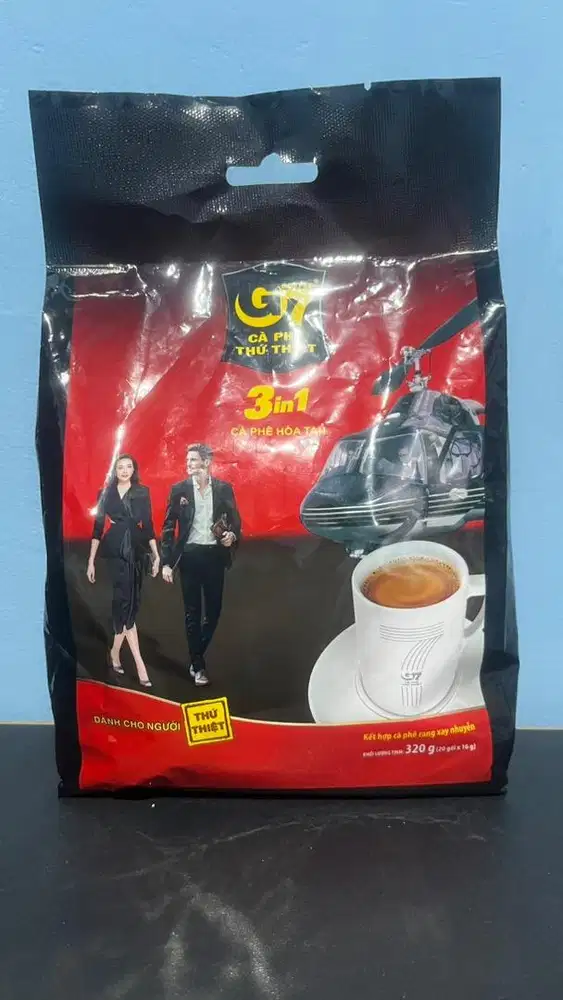 Kopi Vietnam G7 3in1 Coffee Trung Ngu Yen Vietnam G7 isi 20 pcs