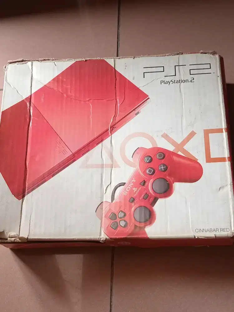 Ps 2 slim merah original