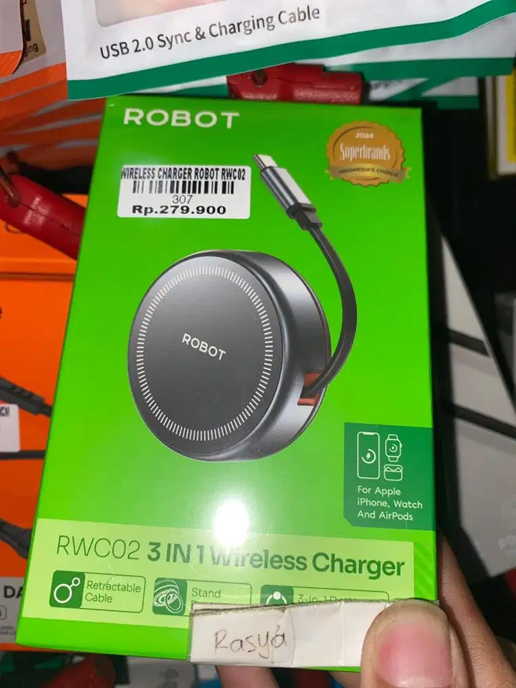 WIRELES CHARGER ROBOT RWC02 | ATLANTIS DAHSYAT
