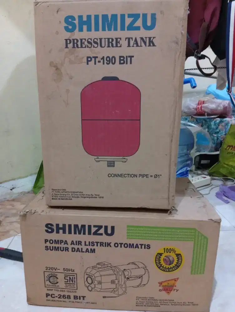POMPA AIR SHIMIZU JET PUMP PC 268 BIT + TANGKI
