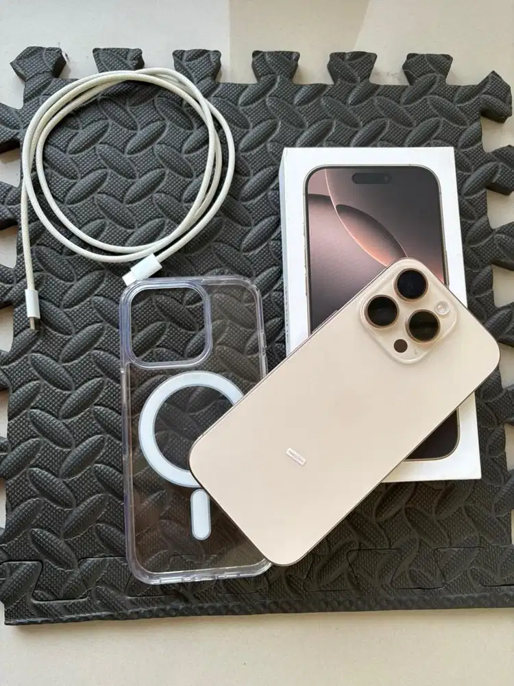 Iphone 16 Pro 128Gb warna Desert Garansi ibox/Tam Mulus