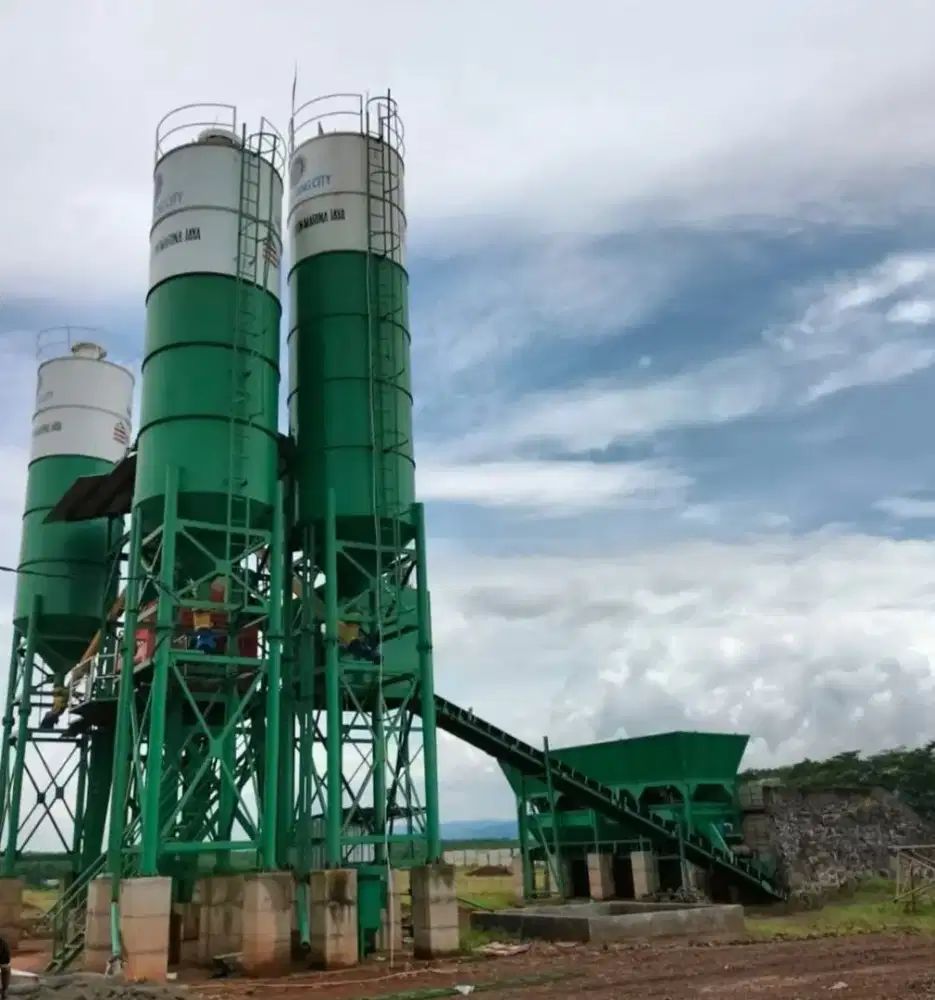 Dijual Batching Plant Second Rekondisi Wet Mix System