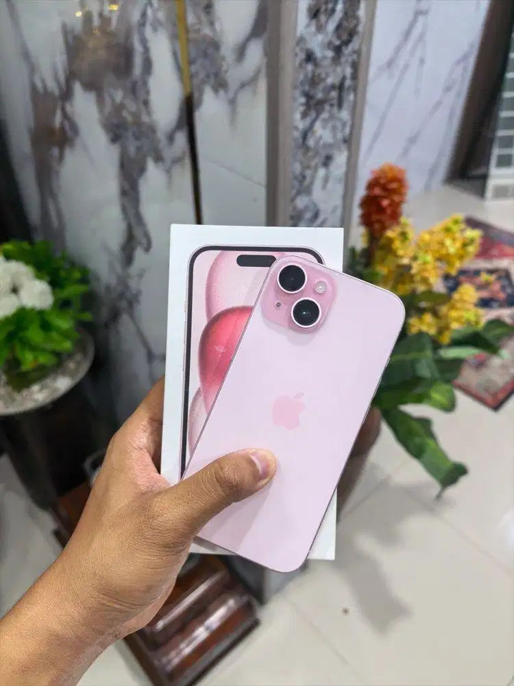 iPhone 15 128 Gb Pink Ex iBox Garansi panjang