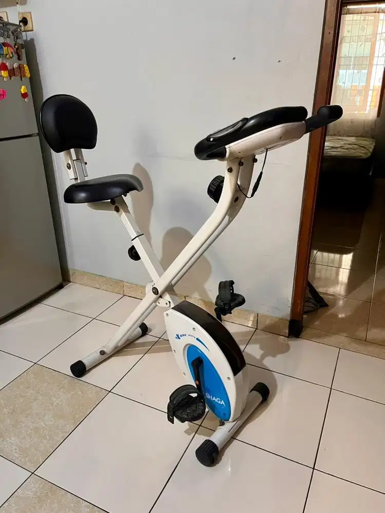 Sepeda Statis Fitness X-Bike Alat Olahraga Rumahan Shaga Normal Mulus
