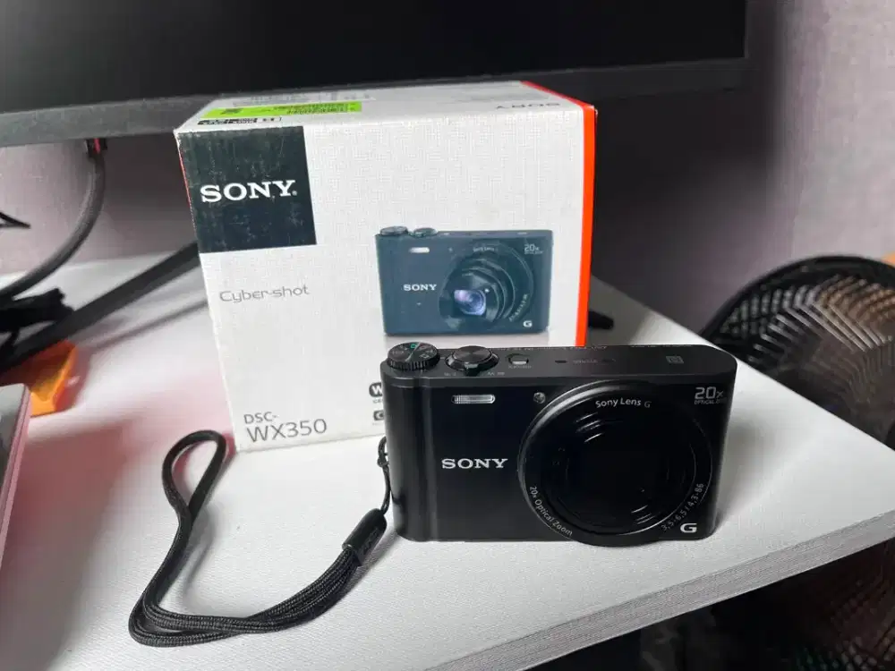 ‎Kamera Sony Cyber-shot DSC-WX350 Black (20x Zoom, Wi-Fi) - BARU