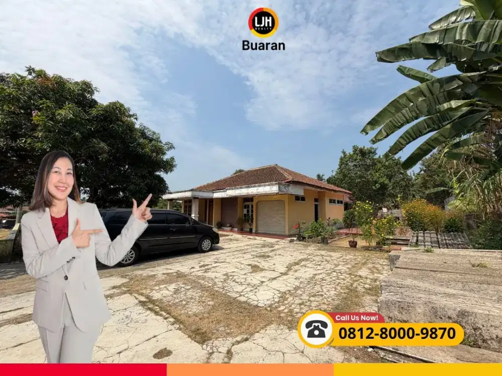 Dijual Tanah Bonus Bangunan di Tangerang Selatan Samping Perumahan Puspiptek