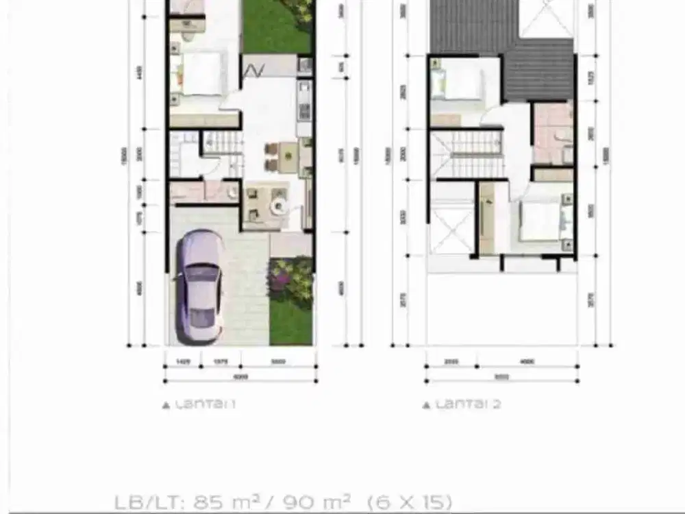 Disewakan rumah baru di citra garden serpong