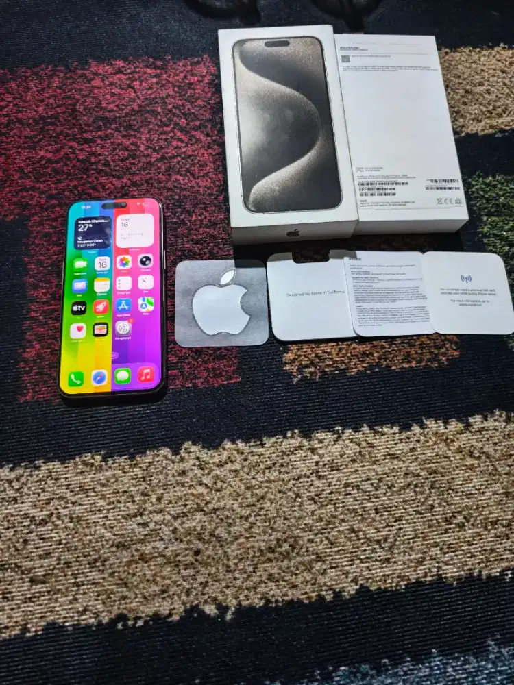 iPhone 15 Pro Max 256Gb Esim Mulus Normal Bisa Tuker Tambah