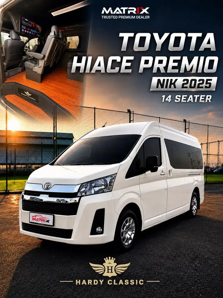 2025[2 RB KM] TOYOTA HIACE PREMIO 2025(HARDY CLASSIC)! TOYOTA!