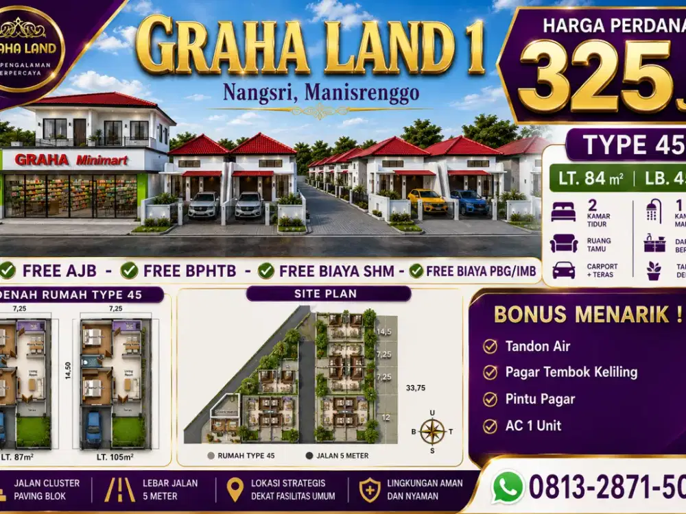 RUMAH 350 JUTA DI MANISRENGGO KLATEN