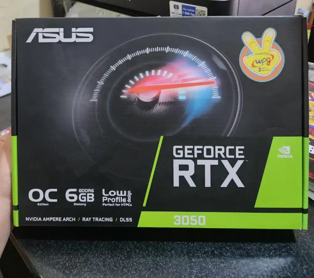 ASUS GeForce RTX 3050 6GB GDDR6 
OC Edition Low Profile