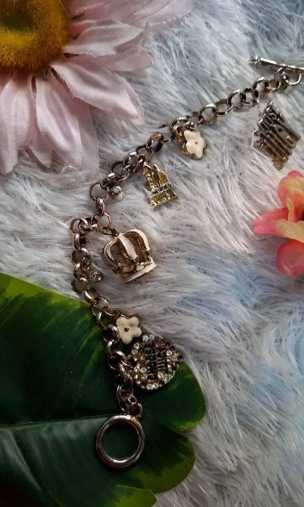 Vintage Juicy Couture Charm Bracelet - Y2K Style