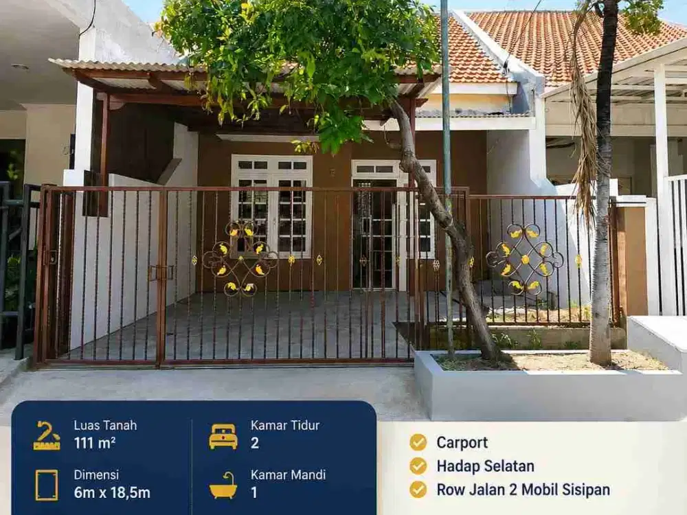Rumah Murah siap Huni di Perum Wisma Medokan, Rungkut, Sby Timur
