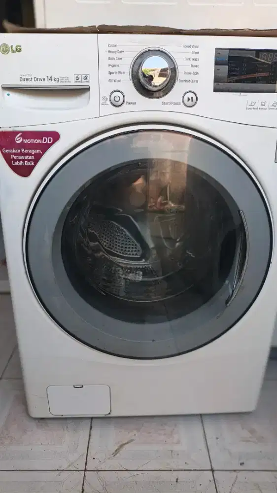 Mesin cuci LG 14kg inverter original