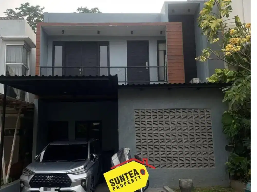 Rumah Cantik Semi Furnished Siap Huni LT 84 m² 3 KT Siap Huni Sawah Lama Tangerang Selatan