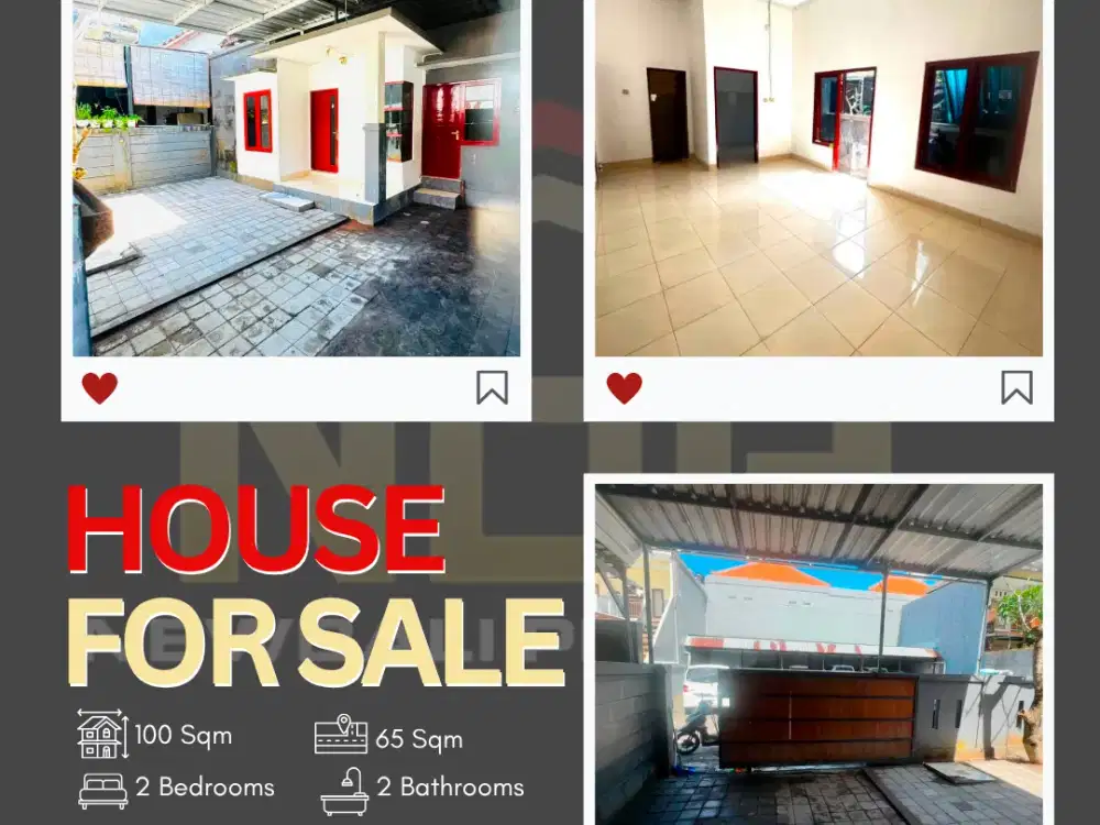 Dijual Rumah Minimalis Area Badung Cocok Untuk Pasutri Baru