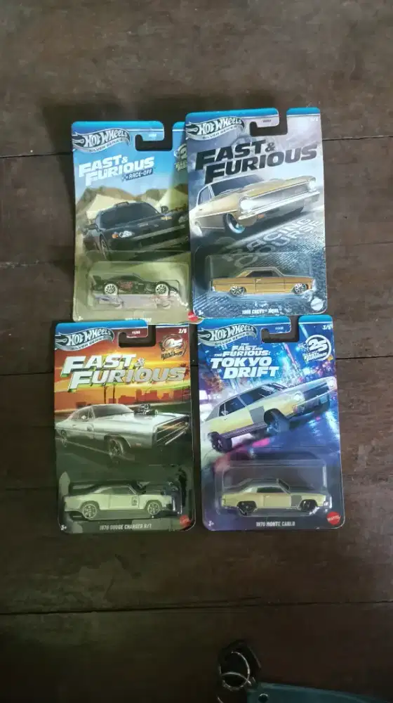 Hot wheels silver series fast furious