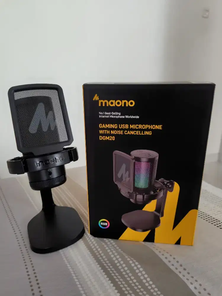 Mic Condenser Maono DGM 20 baru 1 minggu pakai
