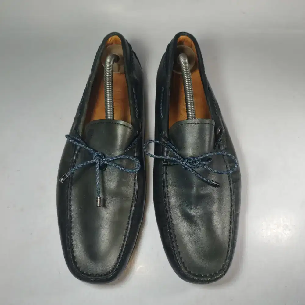 Tod's original leather loafers 43 size man shoes