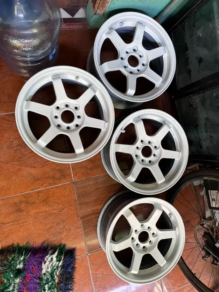 VELG R15 TE37 SL LEBAR 7 PCD 4 DOUBLE
