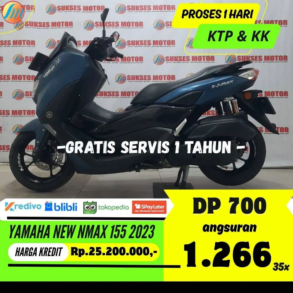DP HANYA 700RIBU YAMAHA NEW NMAX 155 2023 ANGSURAN TERJANGKAU