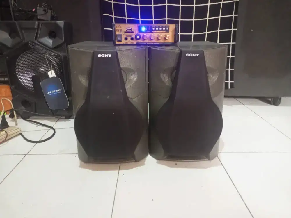 Speaker Sony+ampli mini