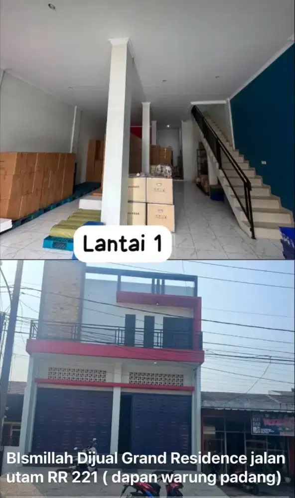 Di jual Ruko 2 Lt