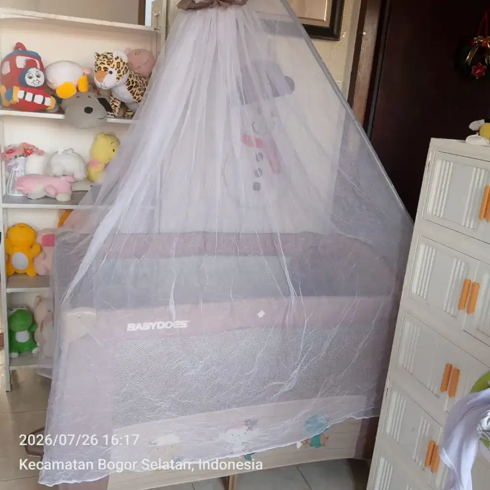 Tempat tidur baby kelambu nego dikit