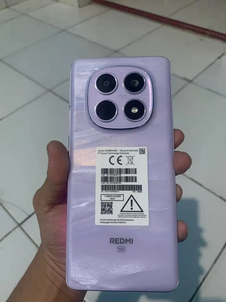 Xiaomi Redmi Note 15 5G – Kondisi Like New (Pemakaian 1 Minggu)