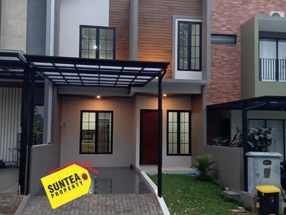 Disewakan Rumah Modern 2 Lantai  LT 84 m² 3 KT Water Heater & Kitchen Set Harga Nego Discovery Bintaro Sektor 9 Tangerang Selatan