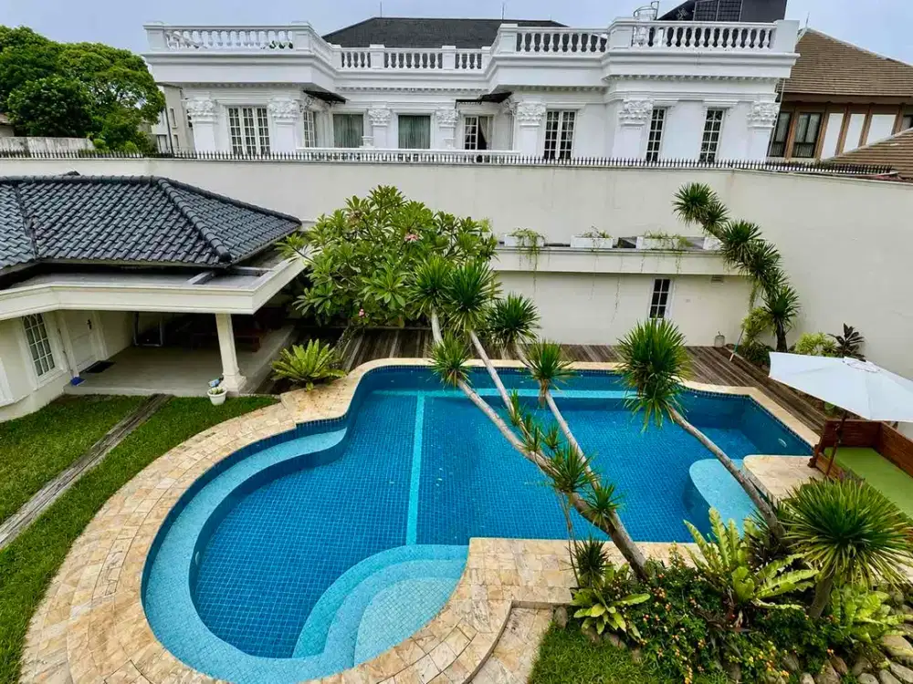 Dijual Rumah Mewah Cilandak Dekat CITOS | SHM | LT 982 m² | Kolam Renang | Semi Furnished