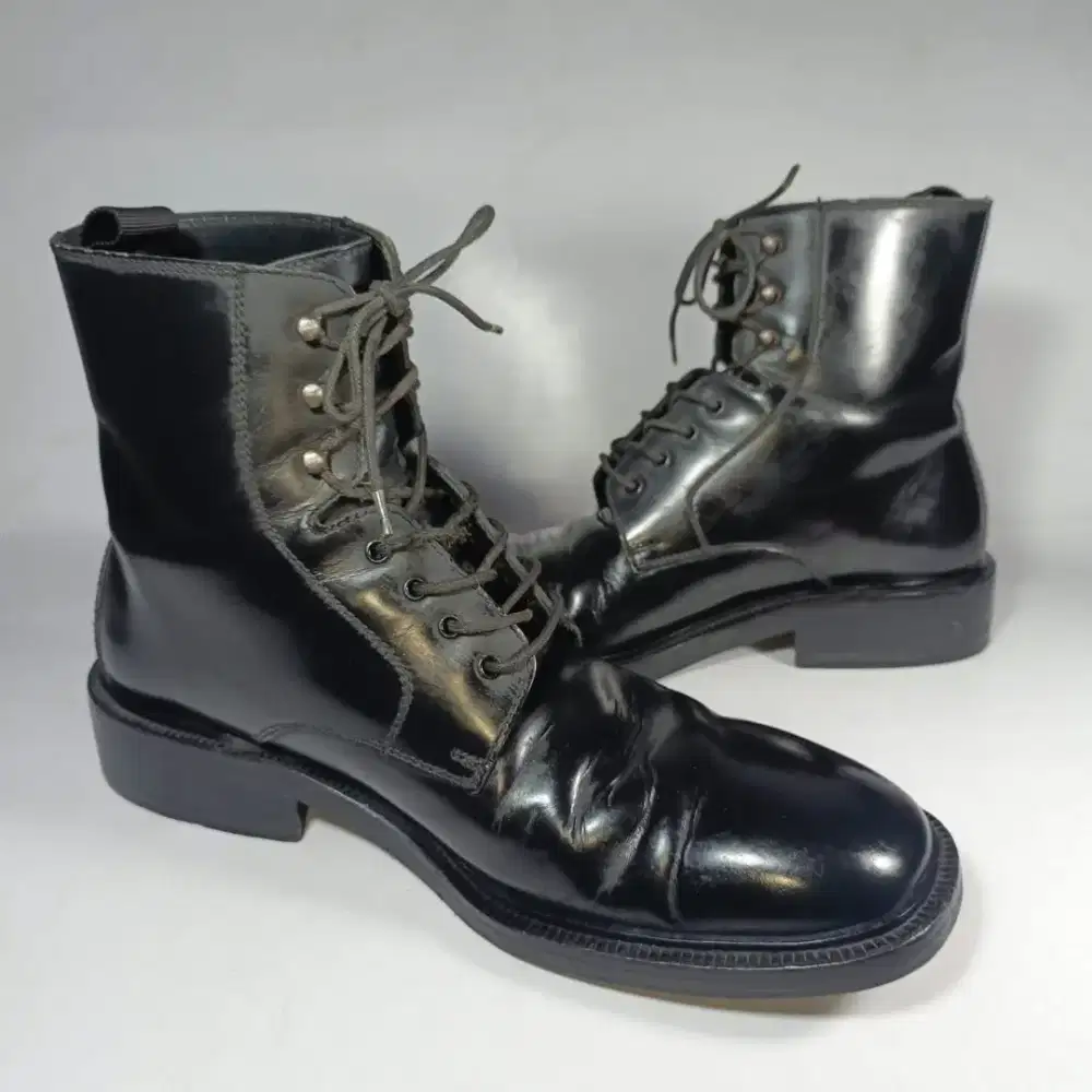 Gucci original leather boot 41 size man shoes