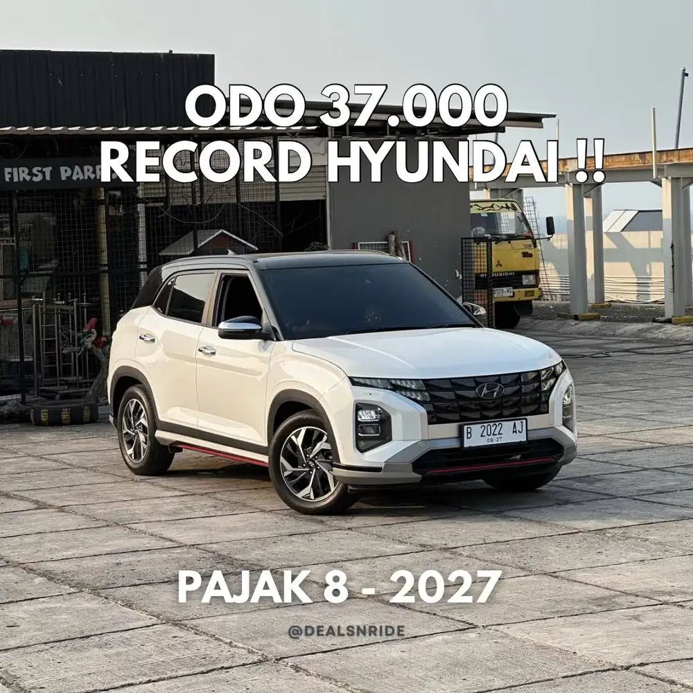 ODO 37.000 ANTIKK BGT !! PAJAK 8/2027 HYUNDAI CRETA PRIME TWOTONE 2022