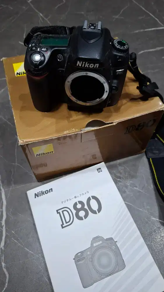 NIKON D80 dan NIKON F80