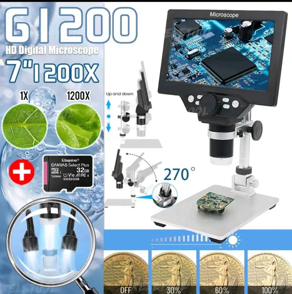 Mikroskop Digital 1200x LCD 7inch