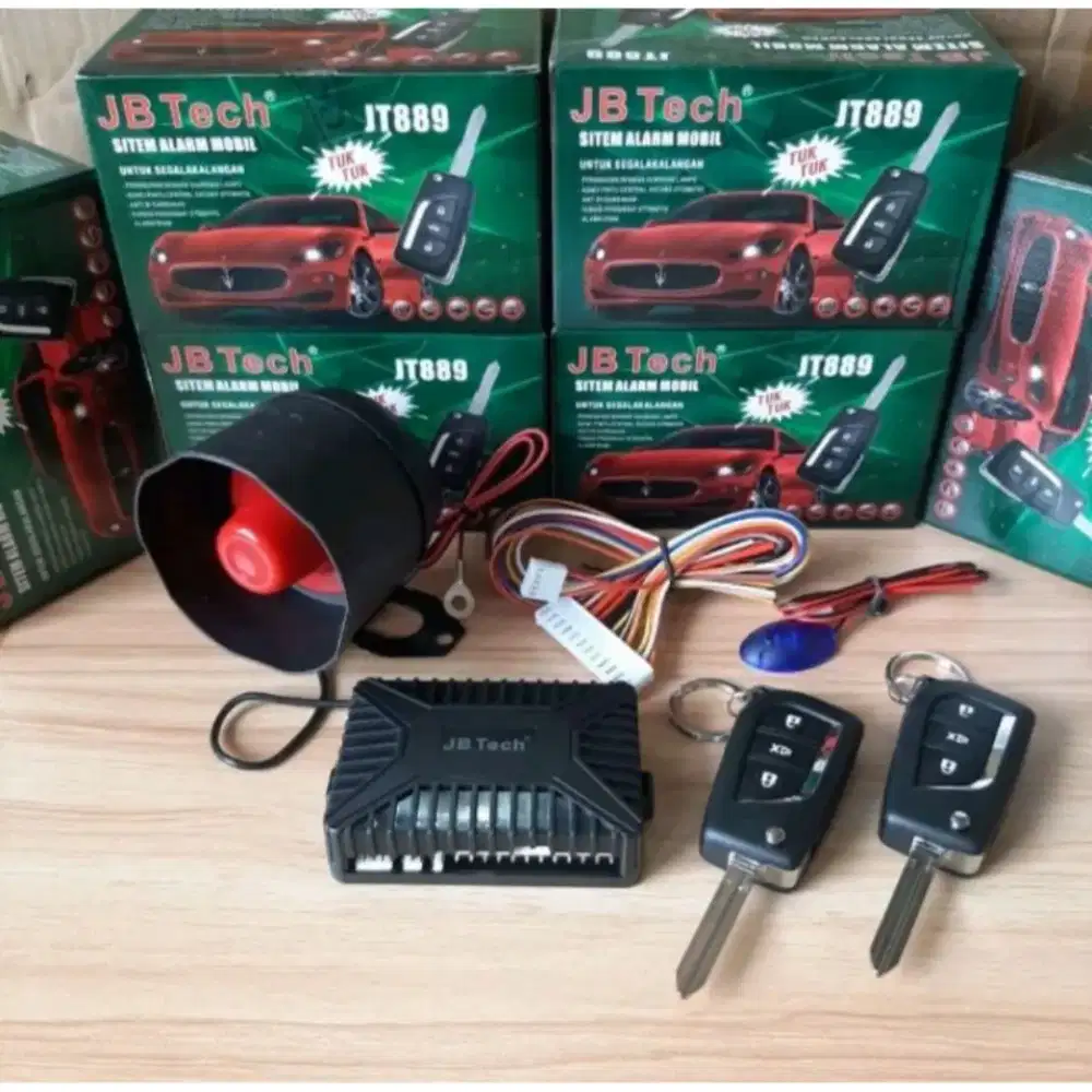 Alarm remote mobil model kunci lipat kualitas bagus