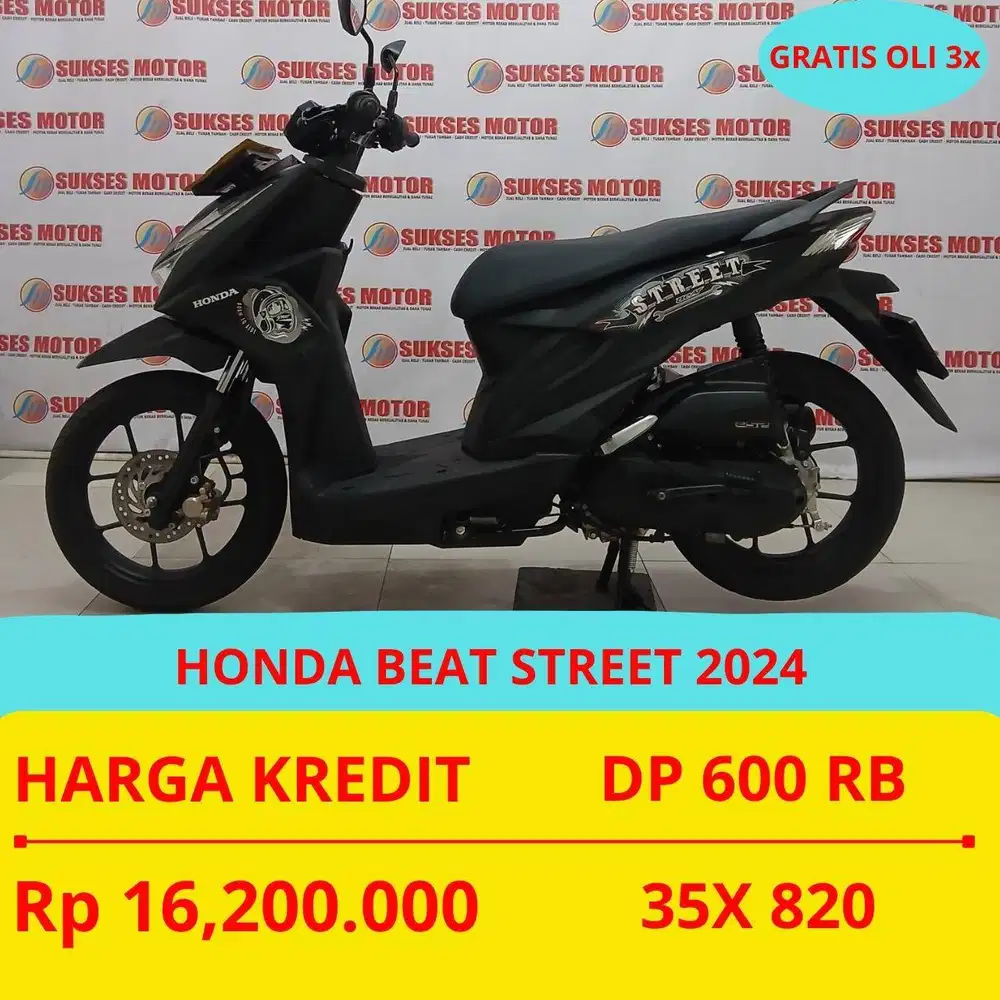 HONDA BEAT STREET 2024 DP MURAH 600 RIBU GUYSS