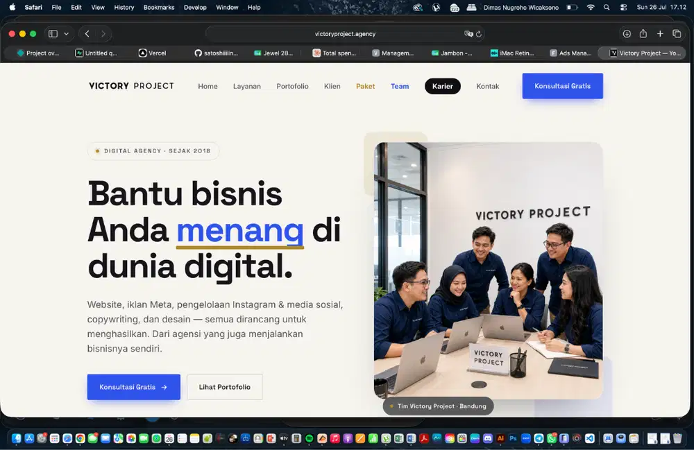 Jasa Pembuatan Website Landing Page Bisnis, Jadi 3 Hari