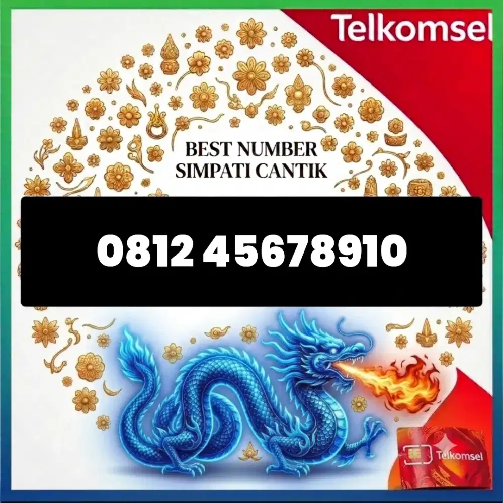 Nomor cantik simpati Telkomsel super