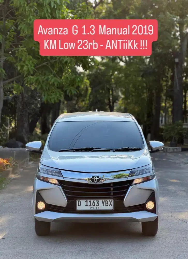 KM 23rb ANTiK Avanza G Manual 1.3 2019 pk an 2020 murah bandung