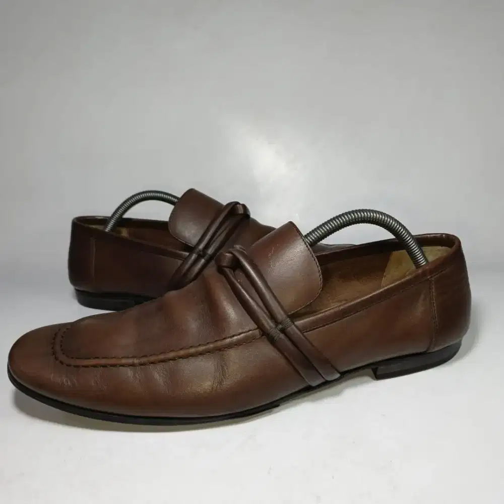 Gucci original leather loafers 43 size man shoes